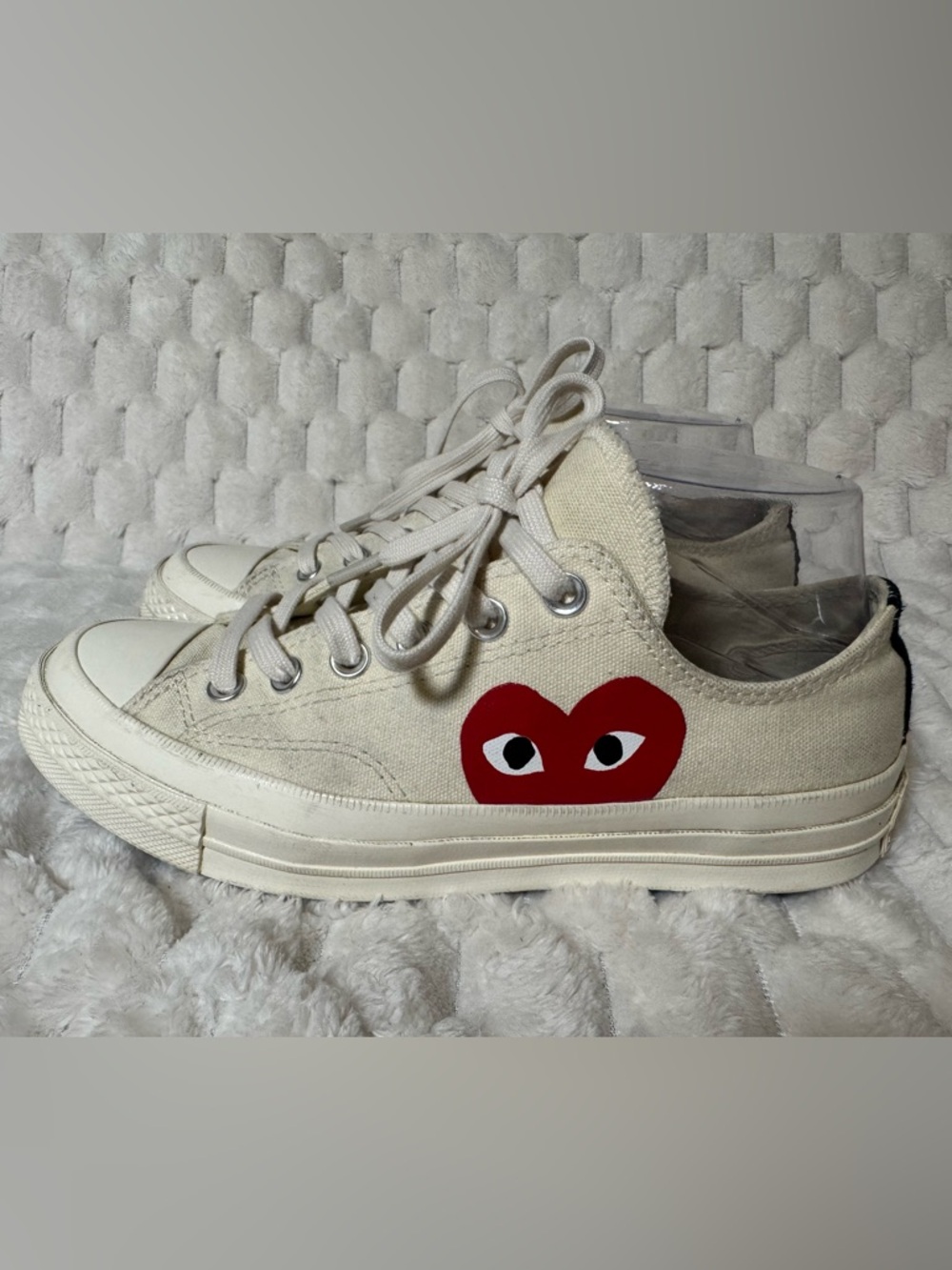 CDG PLAY x Converse Chuck Taylor Canvas Low-Top Sneakers